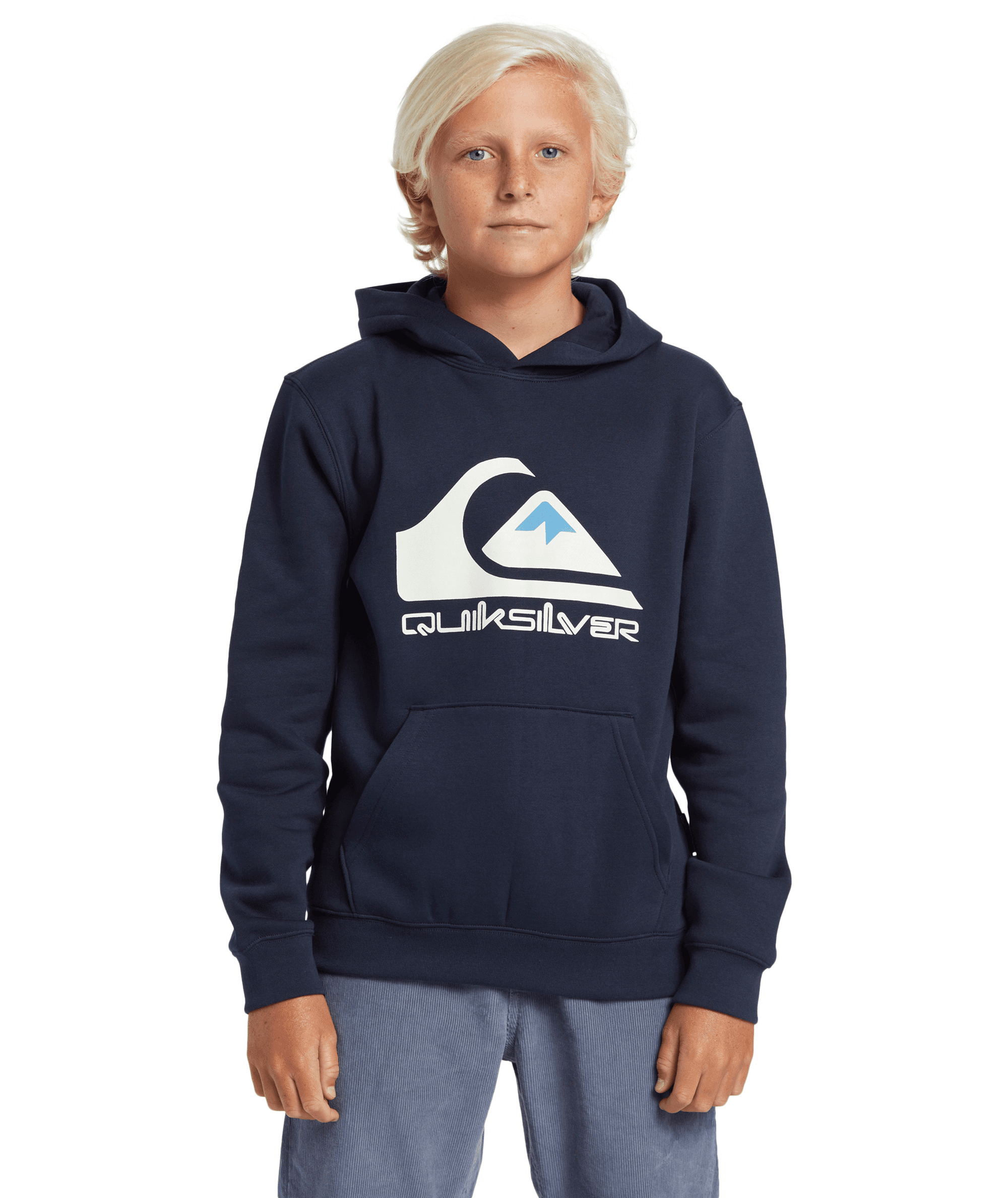 Quiksilver Big Logo Hoodie Çocuk Sweatshirt AQBFT03099-NA0 Dark Navy