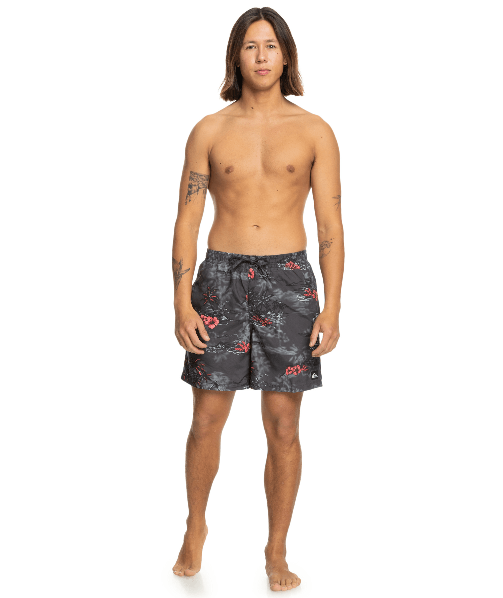 Quiksilver Longmanhill Volley Erkek Şort EQYJV04063-Tarmac