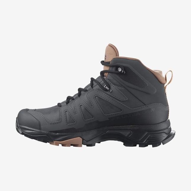 Salomon X Ultra 4 MID GTX Kadın Outdoor Bot L41295600 Ebony/Mocha Mousse/Almond Cream