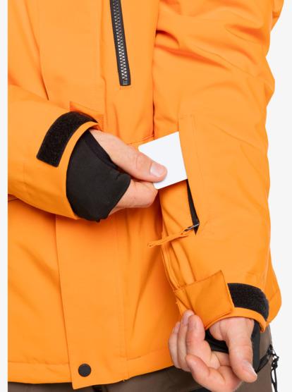 Quiksilver Mission Solid JK Snowboard Ceketi EQYTJ03266-4177 Orange Pepper