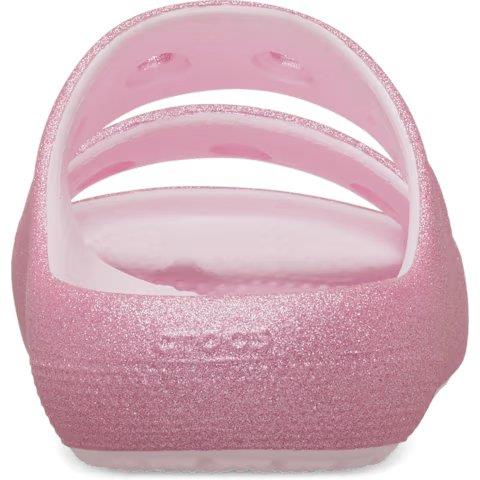 Crocs Classic Glitter Sandal v2 K Çocuk Terlik 209705-6ZW Pink Milk