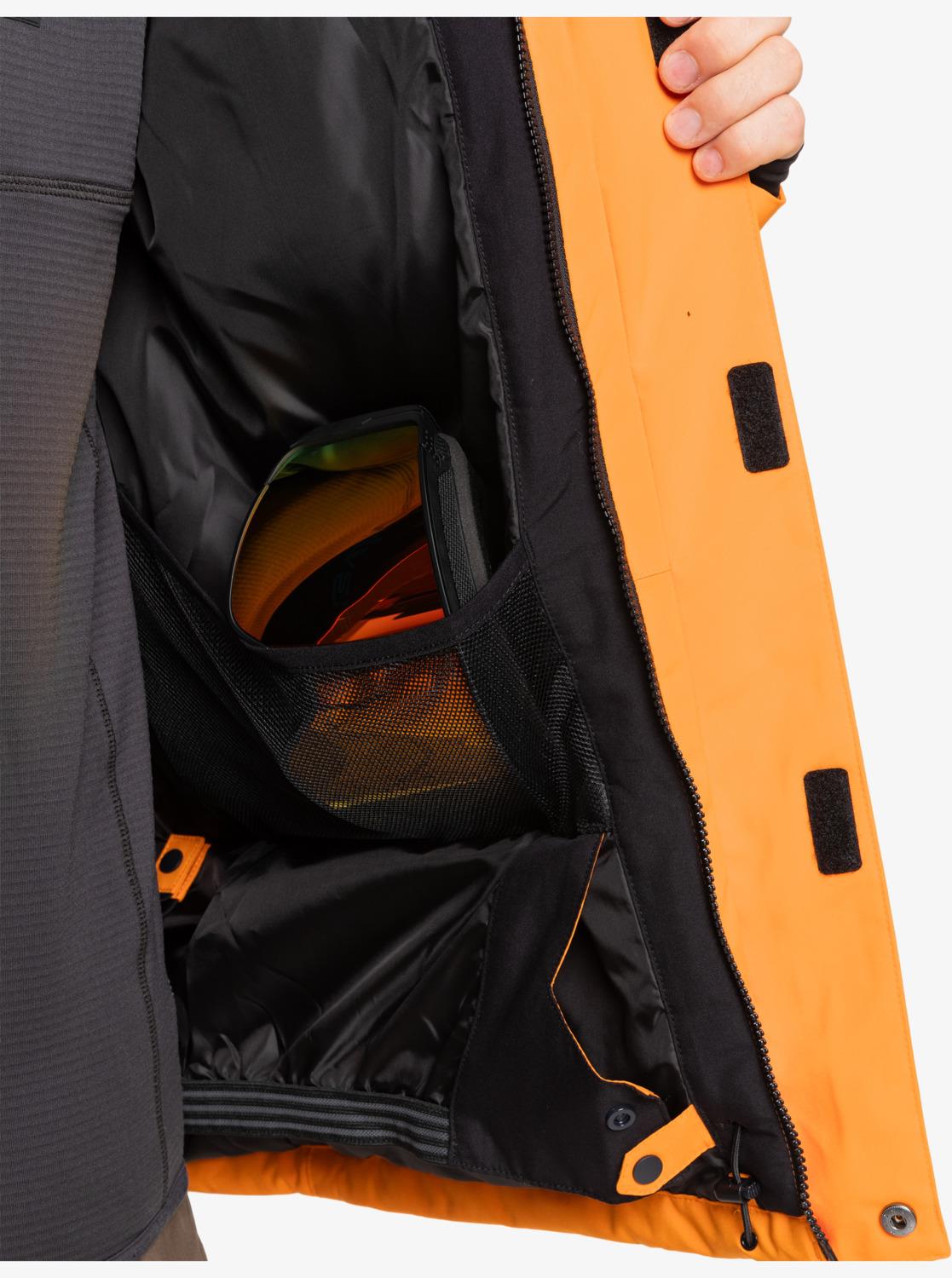 Quiksilver Mission Solid JK Snowboard Ceketi EQYTJ03266-4177 Orange Pepper