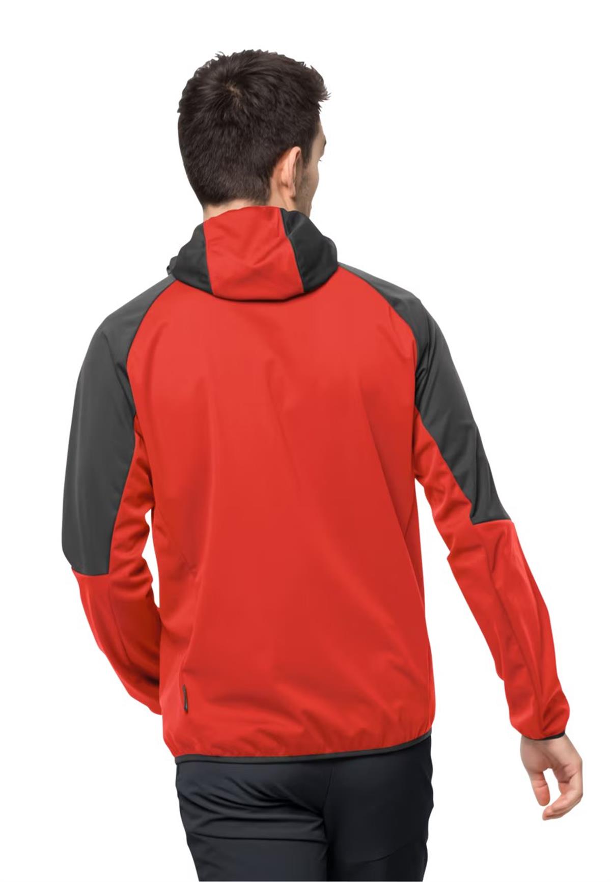 Jack Wolfskin Feldberg Hoody Erkek Ceket 1306922-2193 Strong Red