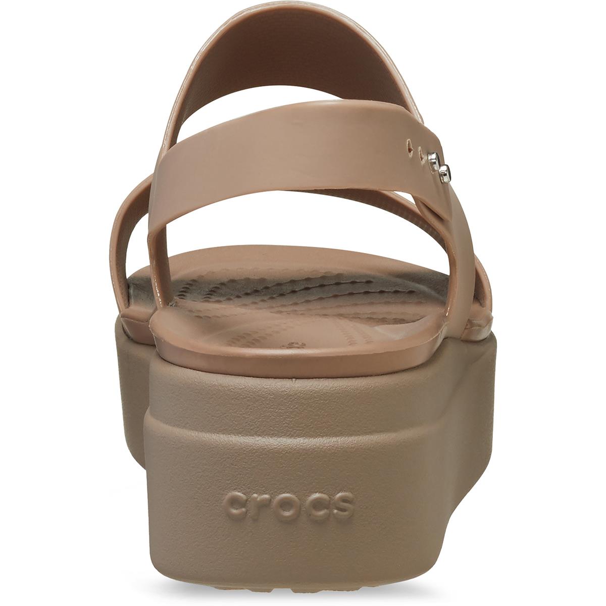 Crocs Brooklyn Low Wedge Kadın Terlik 206453-2EL Latte/Mushroom