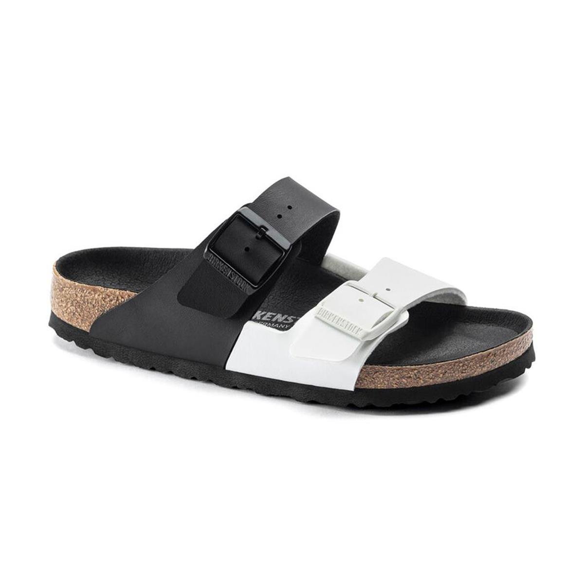 Birkenstock Arizona BF Split Unisex Terlik 1019703-Black/White
