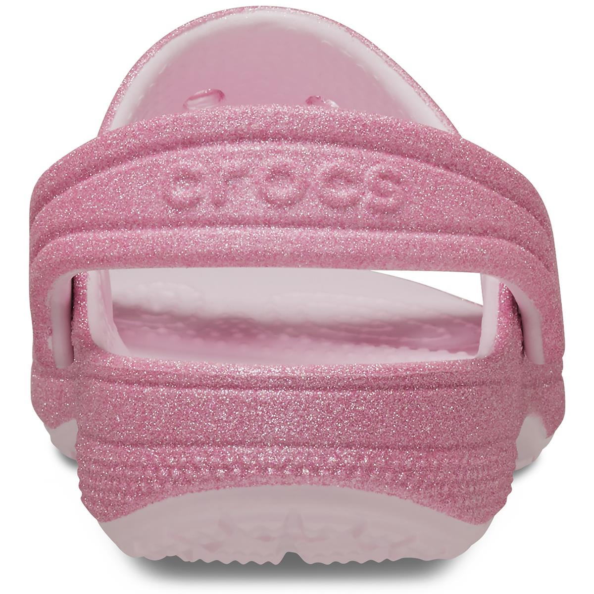 Crocs Classic Glitter Sandal Bebek Terlik 207983-6ZW Pink Milk