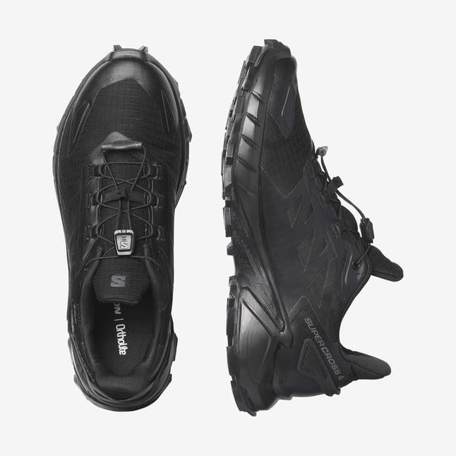 Salomon Supercross 4 GTX Kadın Outdoor Ayakkabı L41733900 Black/Black/Black