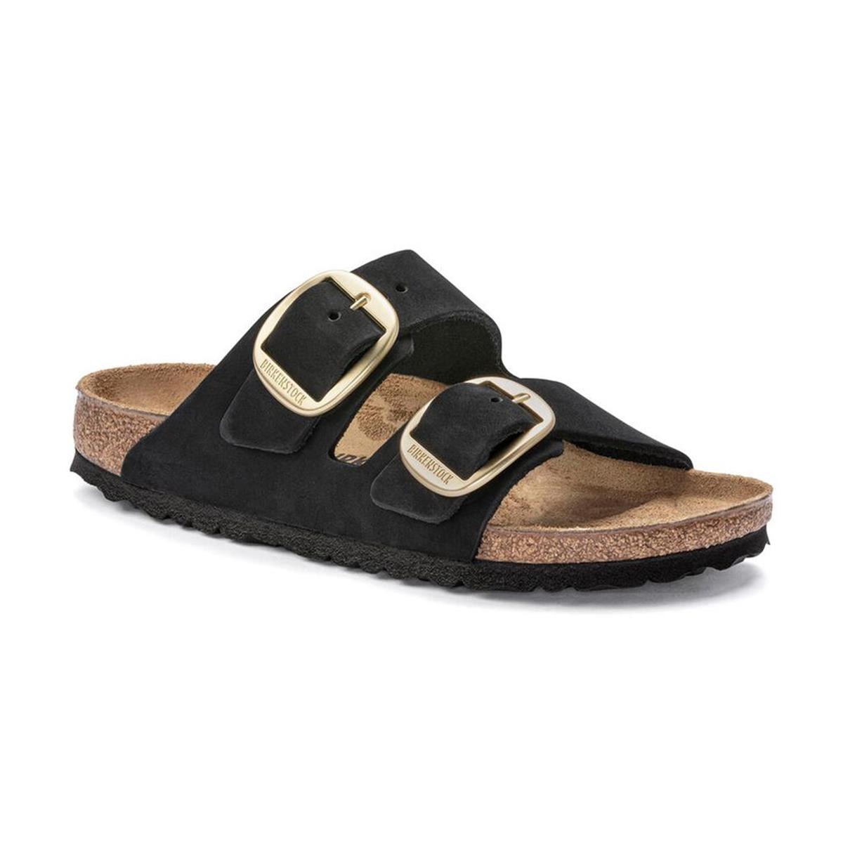 Birkenstock Arizona Big Buckle Nu Terlik 102390-Black Gold