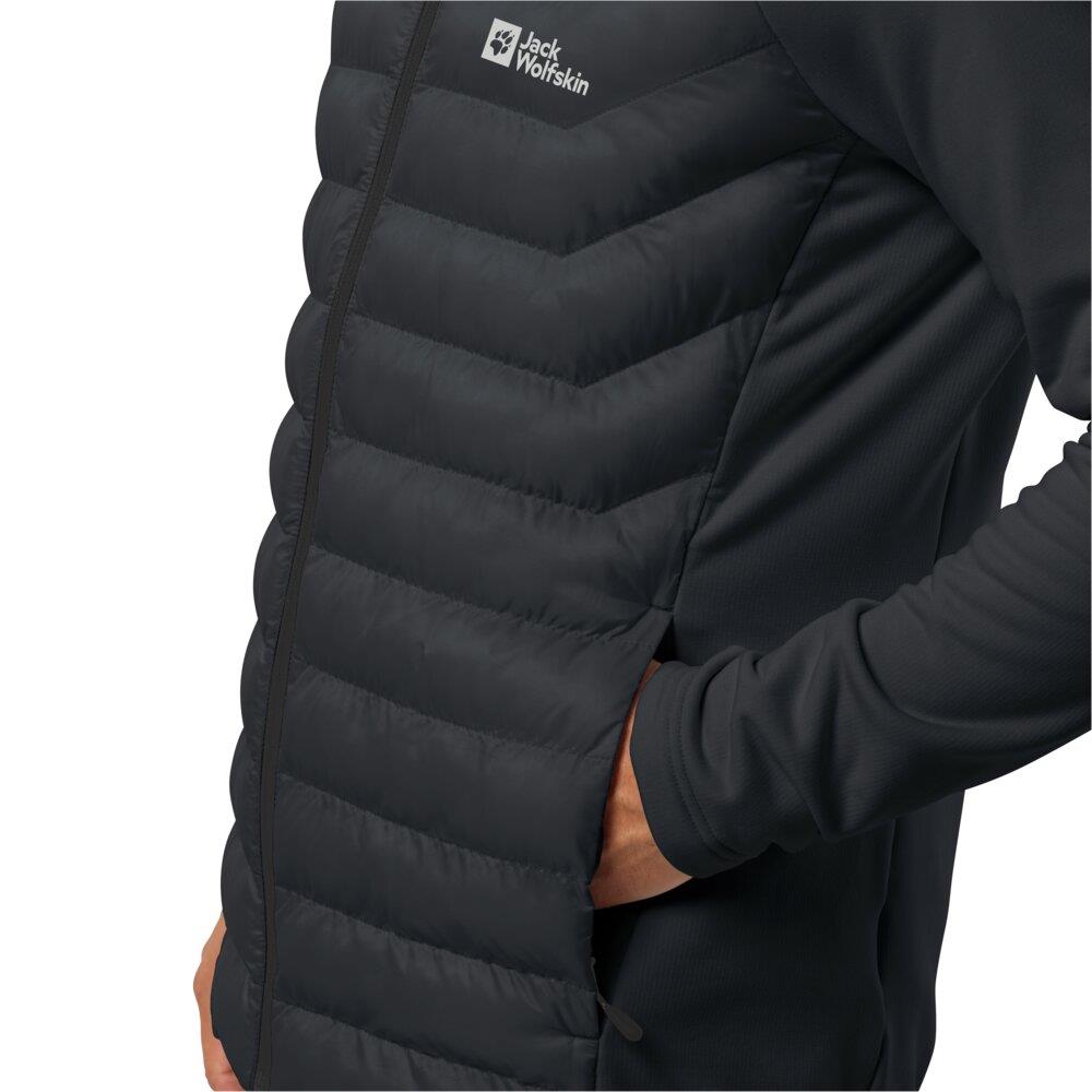 Jack Wolfskin Routeburn Pro Hybrid M Erkek Outdoor Ceket 1710512-6000 Black