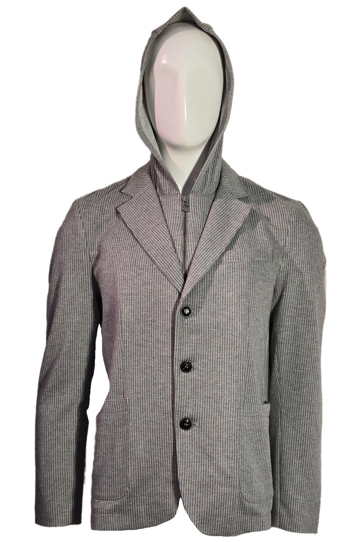 Campione 3319401 Erkek Triko Ceket Grey