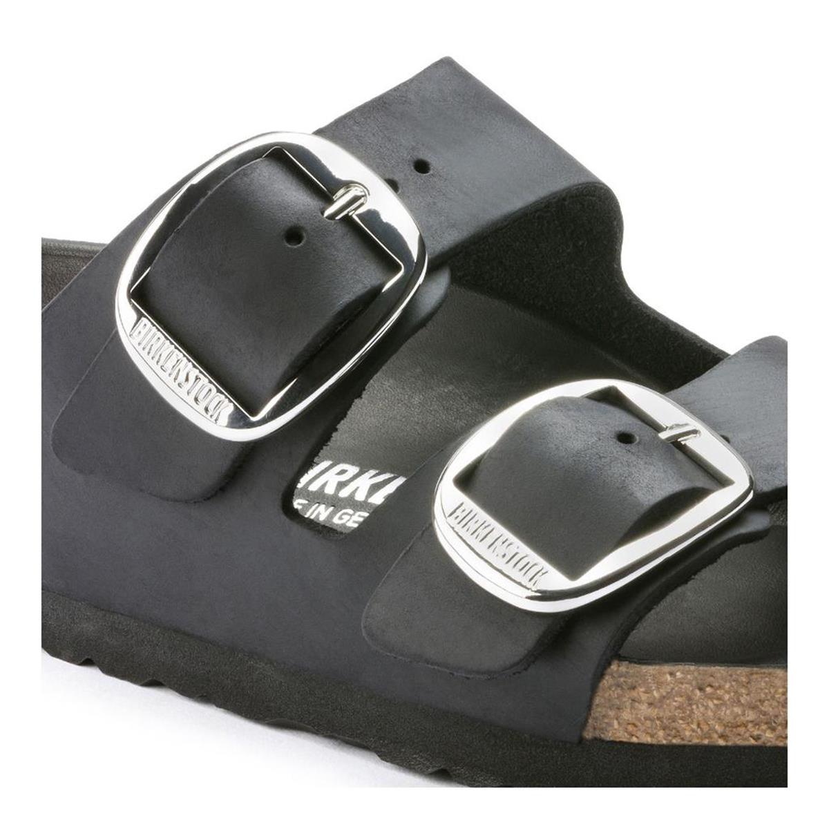 Birkenstock Arizona Big Buckle Leoi Terlik 1011075-Black