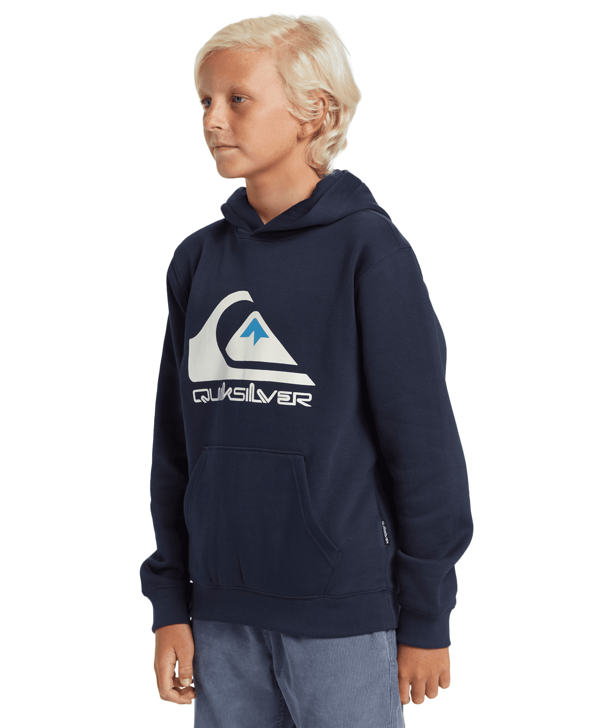 Quiksilver Big Logo Hoodie Çocuk Sweatshirt AQBFT03099-NA0 Dark Navy