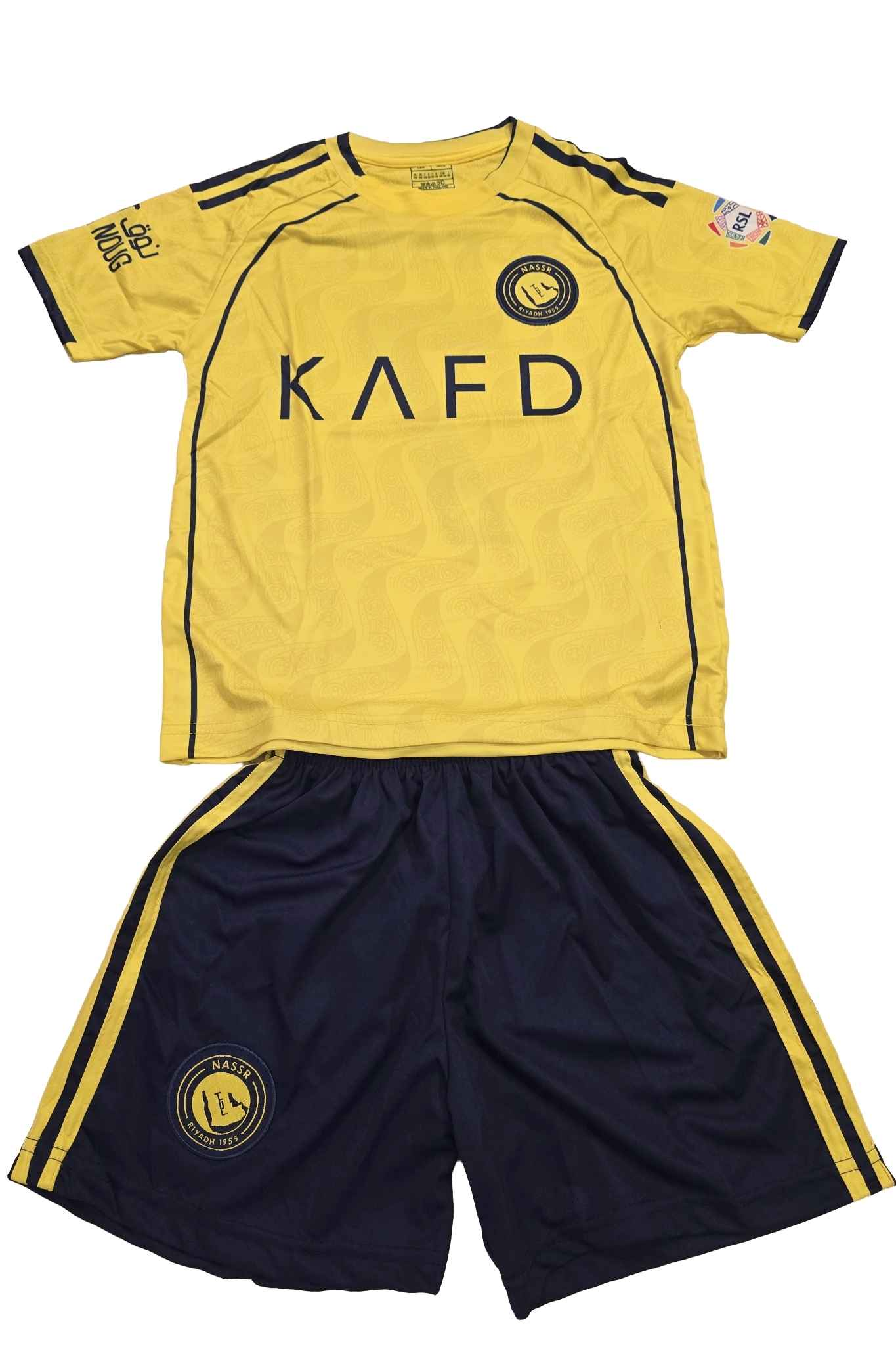 Al Nassr FC Ronaldo Çocuk Forma 2'li Takım(Şort/T-Shirt)