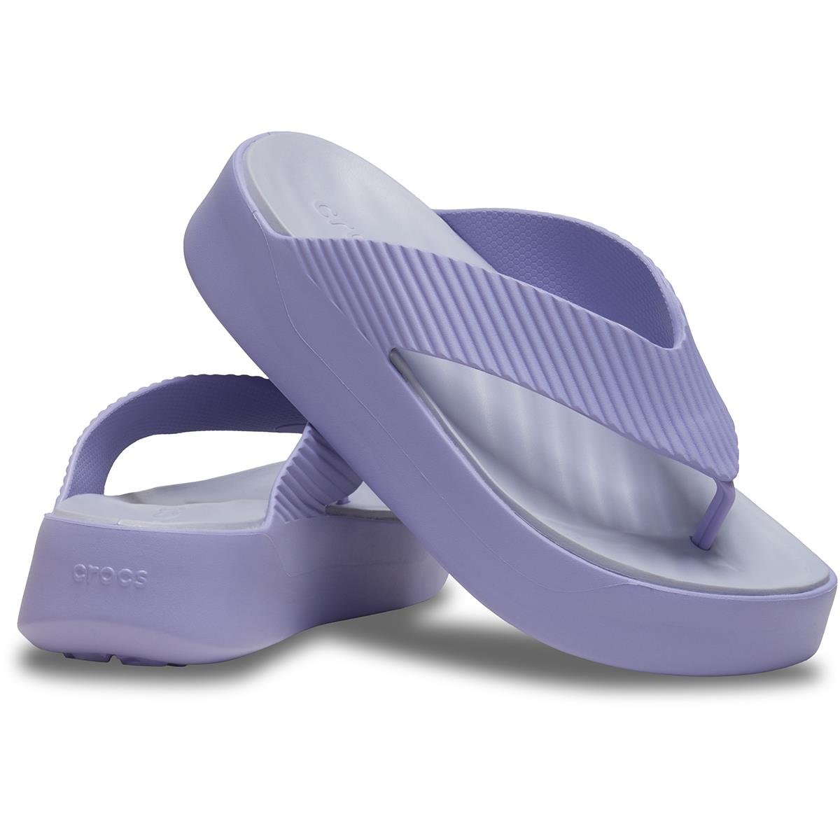 Crocs Getaway Groove Platform Flip Kadın Terlik 210700-5BN Mystic Purple