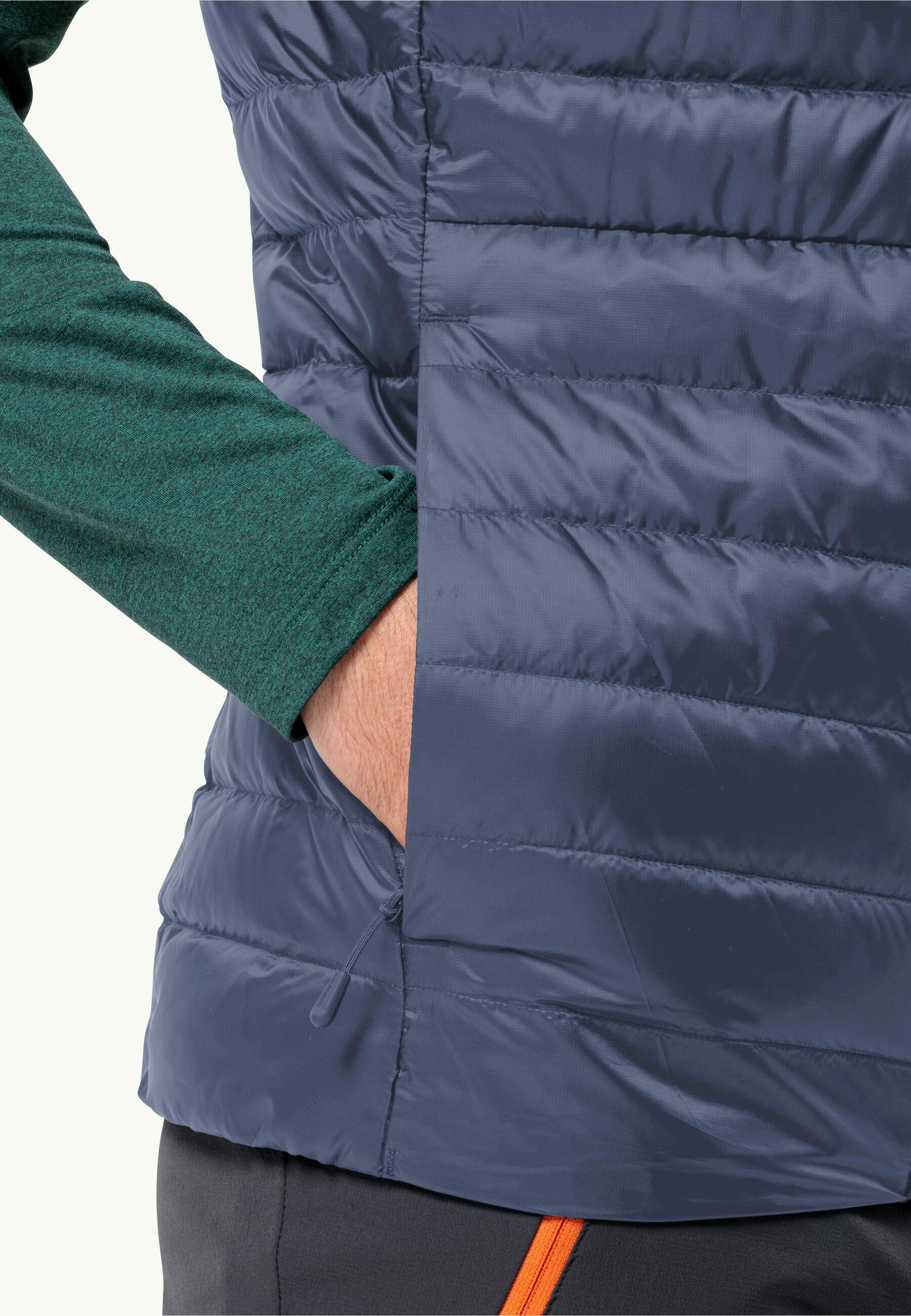 Jack Wolfskin Pilvi Down Vest Erkek Yelek 1207711-1292 Evening Sky