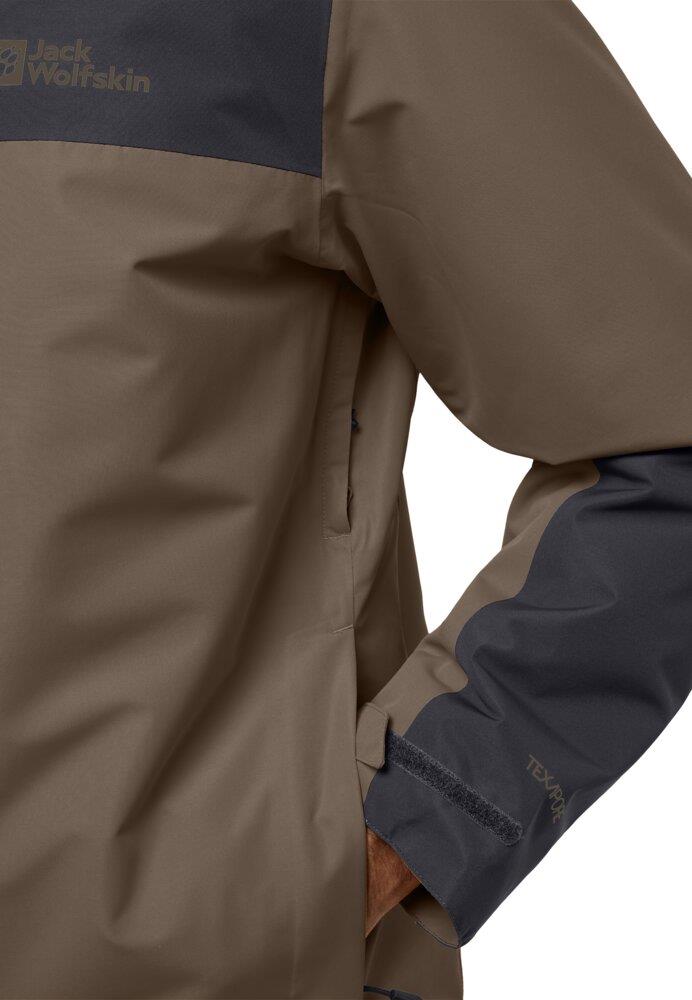 Jack Wolfskin Jasper 3IN1 JKT M Erkek Outdoor Ceket A61858-5719 Cold Coffee