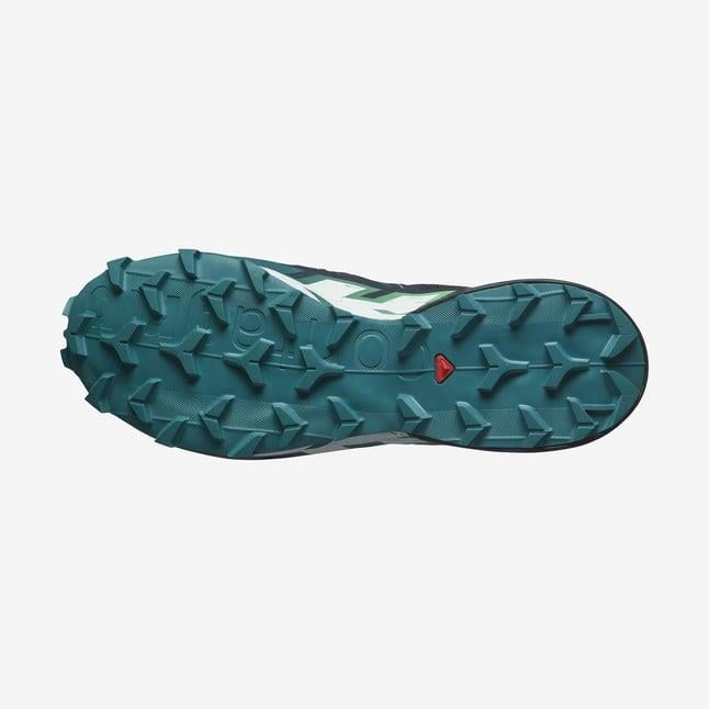 Salomon Speedcross 6 Erkek Outdoor Ayakkabı L47465300 Carbon/Tahitian Tide/White