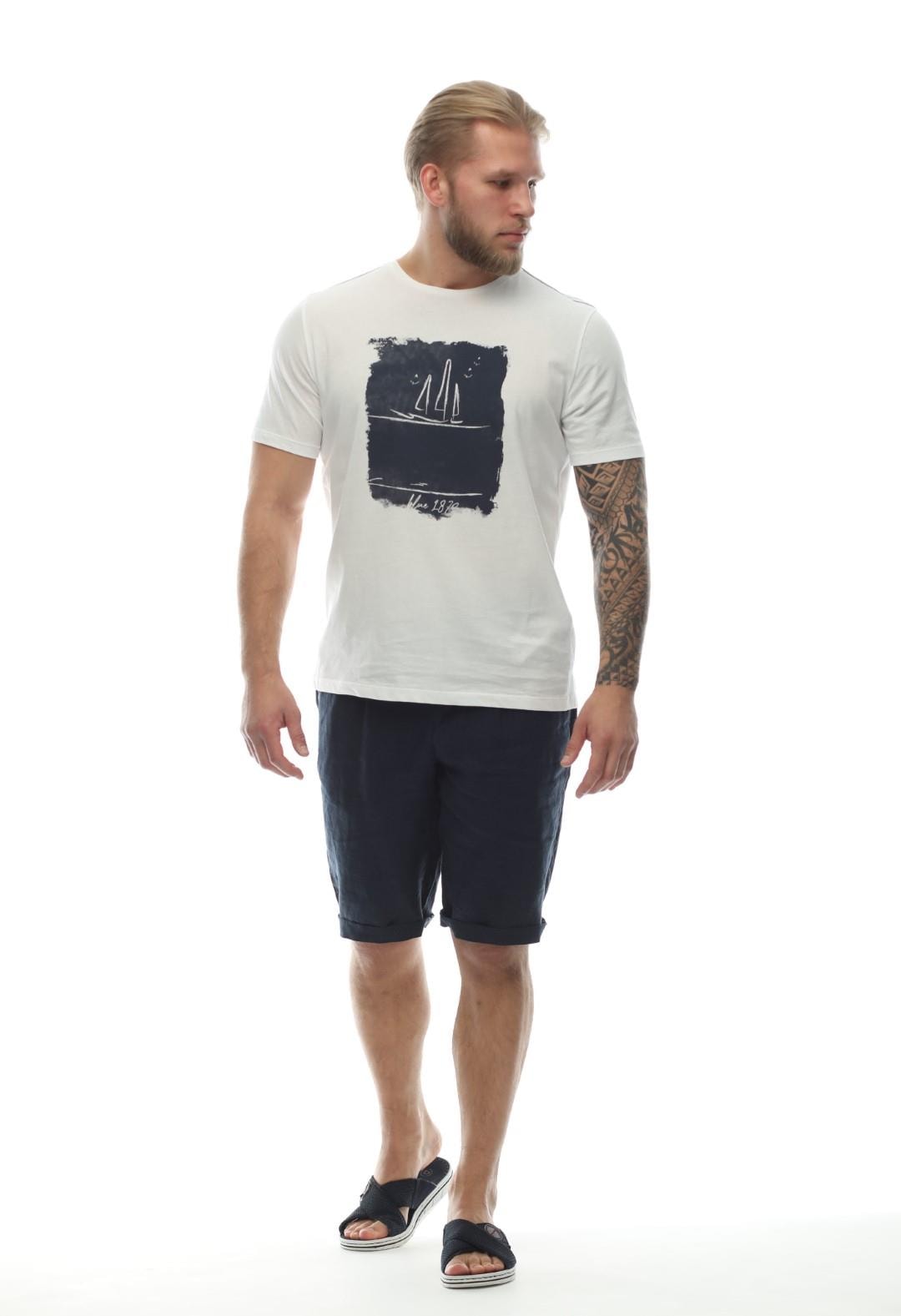 Campione 1229402 Erkek Keten Şort White