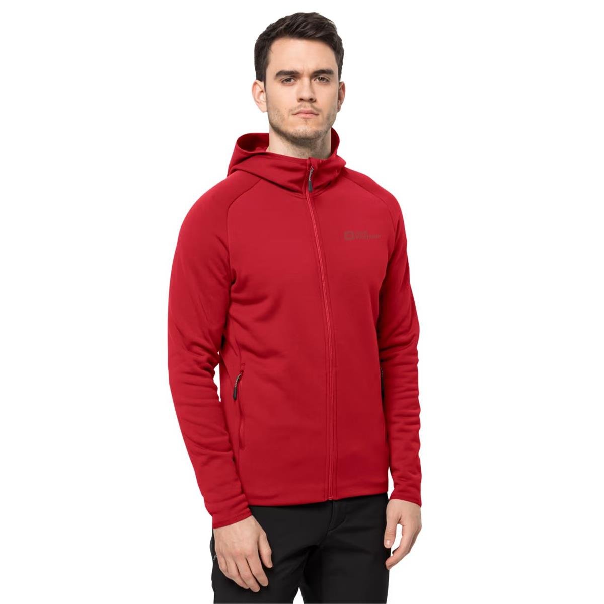 Jack Wolfskin Baiselberg Erkek Ceket 1710541-2206 Adrenalin Red