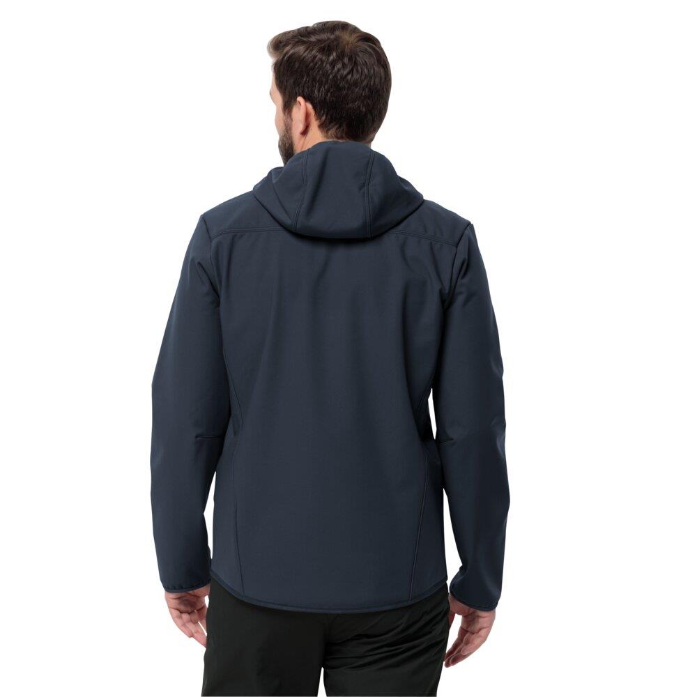 Jack Wolfskin Bornberg Hoody M Erkek Outdoor Ceket 1307471-1010 Night Blue