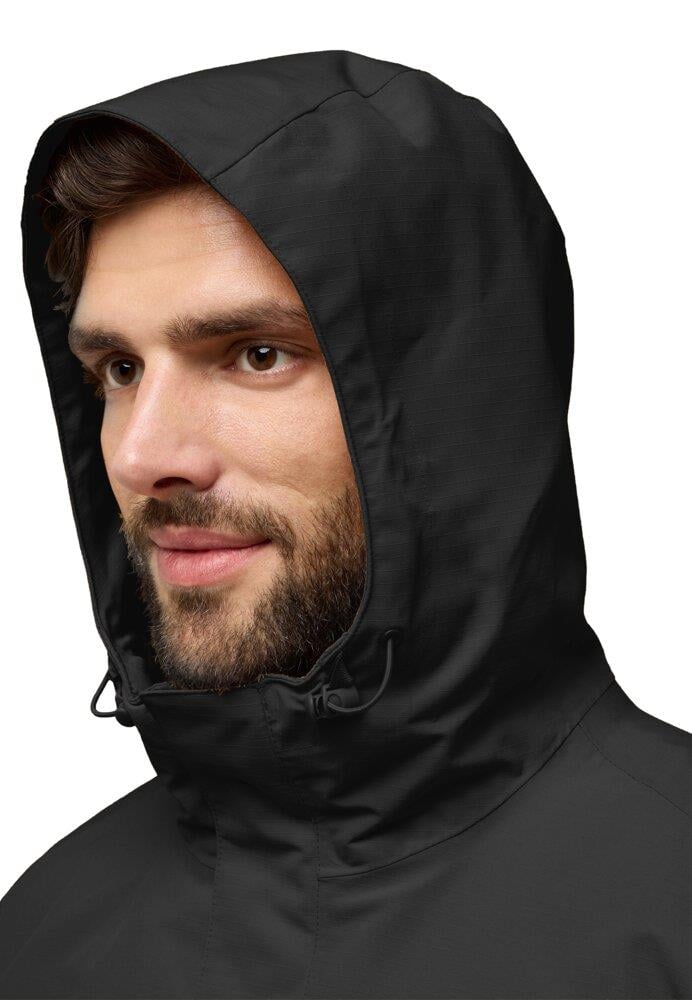 Jack Wolfskin Altenberg 3IN1 JKT M Erkek Outdoor Ceket A61864-6000 Black
