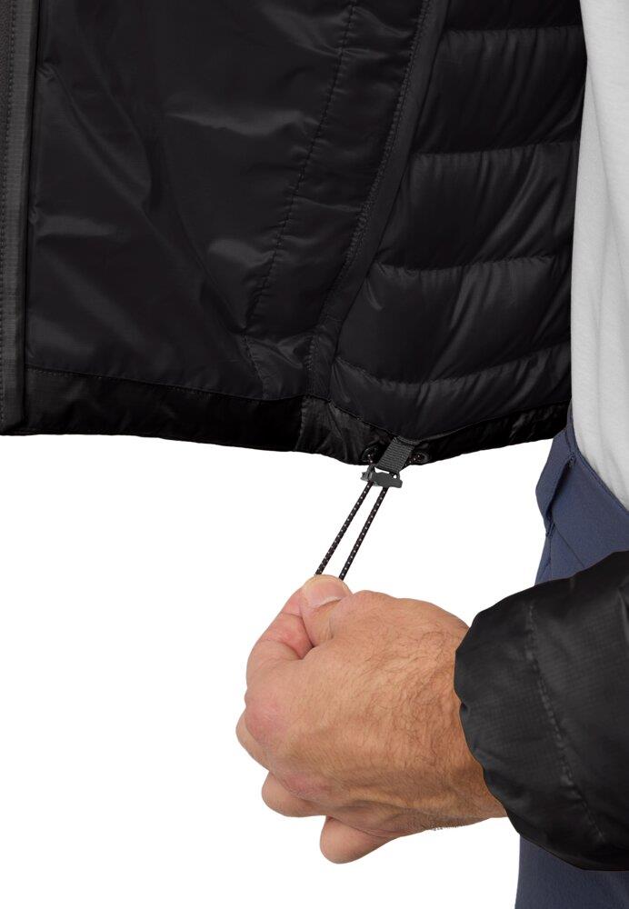 Jack Wolfskin Passamani Down JKT M Erkek Outdoor Ceket A61836-6350 Phantom