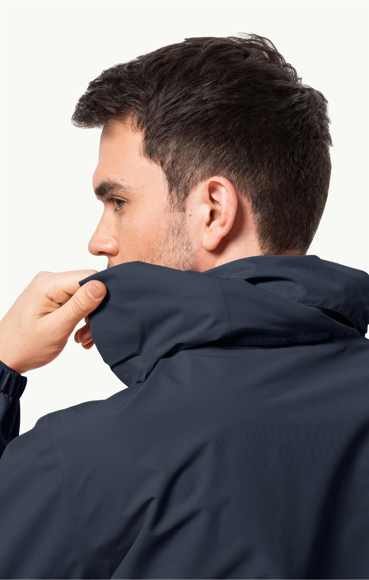 Jack Wolfskin Stormy Point 2L JKT Erkek Ceket 1111142-1010 Night Blue