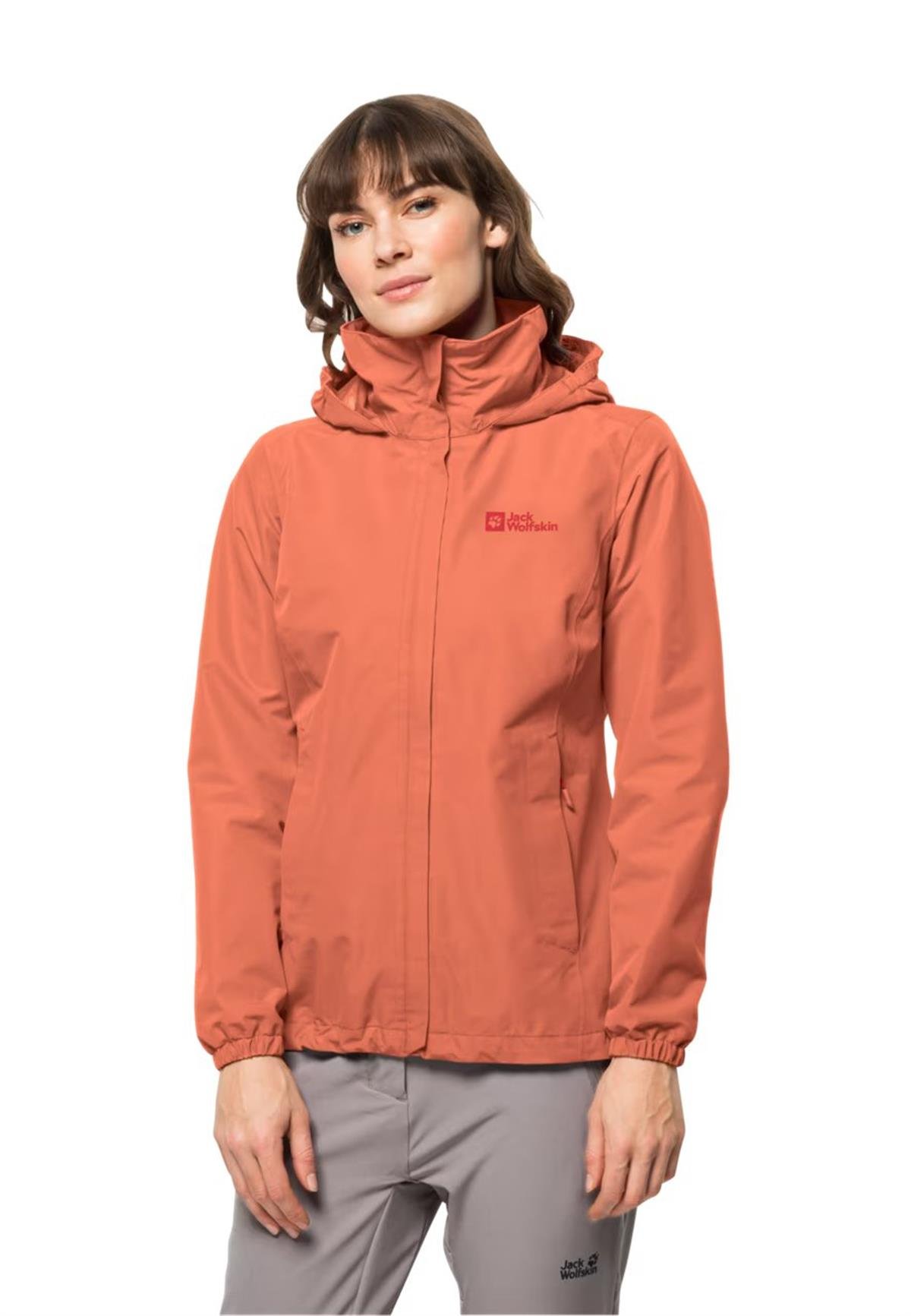 Jack Wolfskin Stormy Point 2L JKT Kadın Ceket 1111202-2182 Guave
