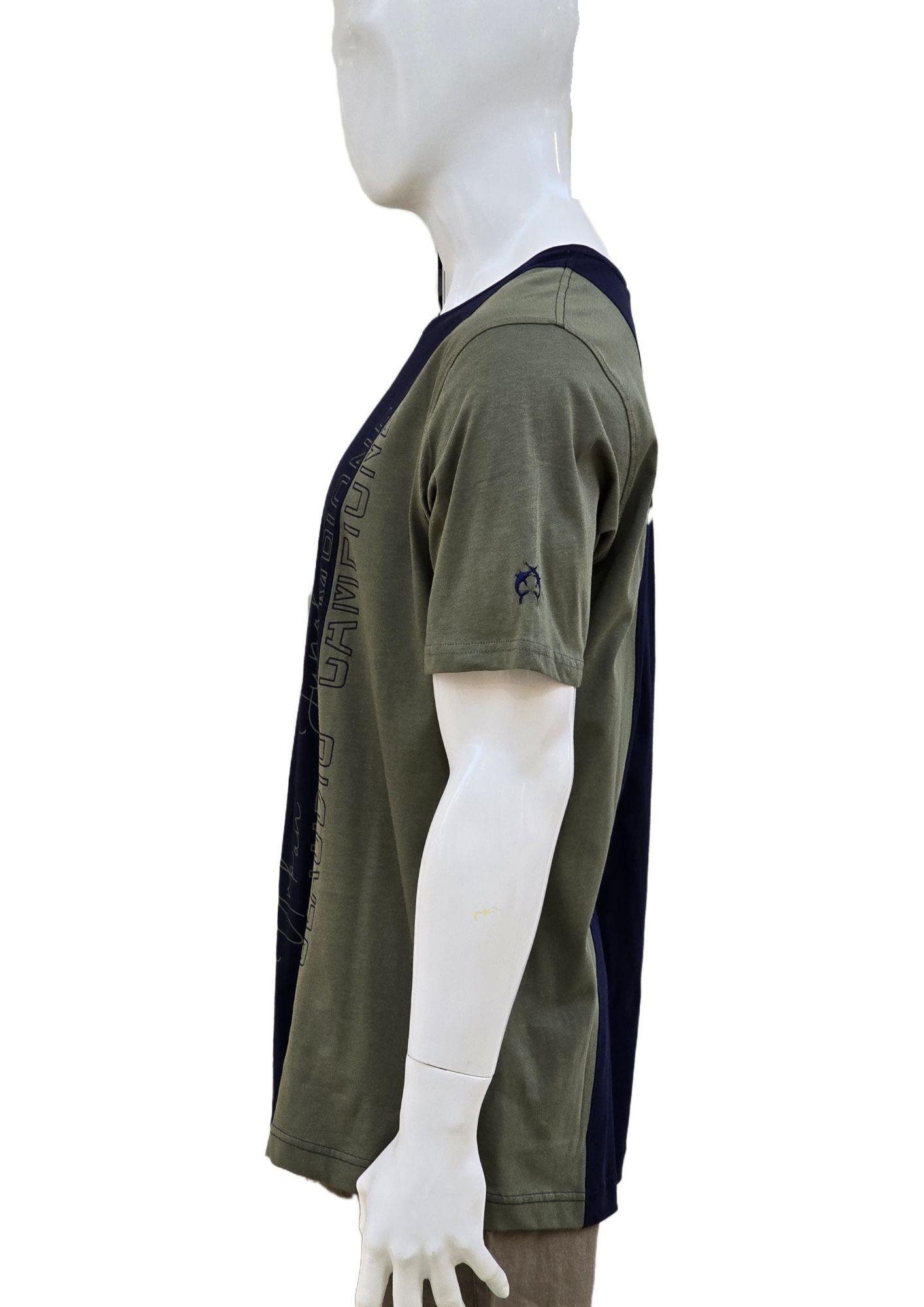 Campione 1319204 Erkek T-Shirt Indigo