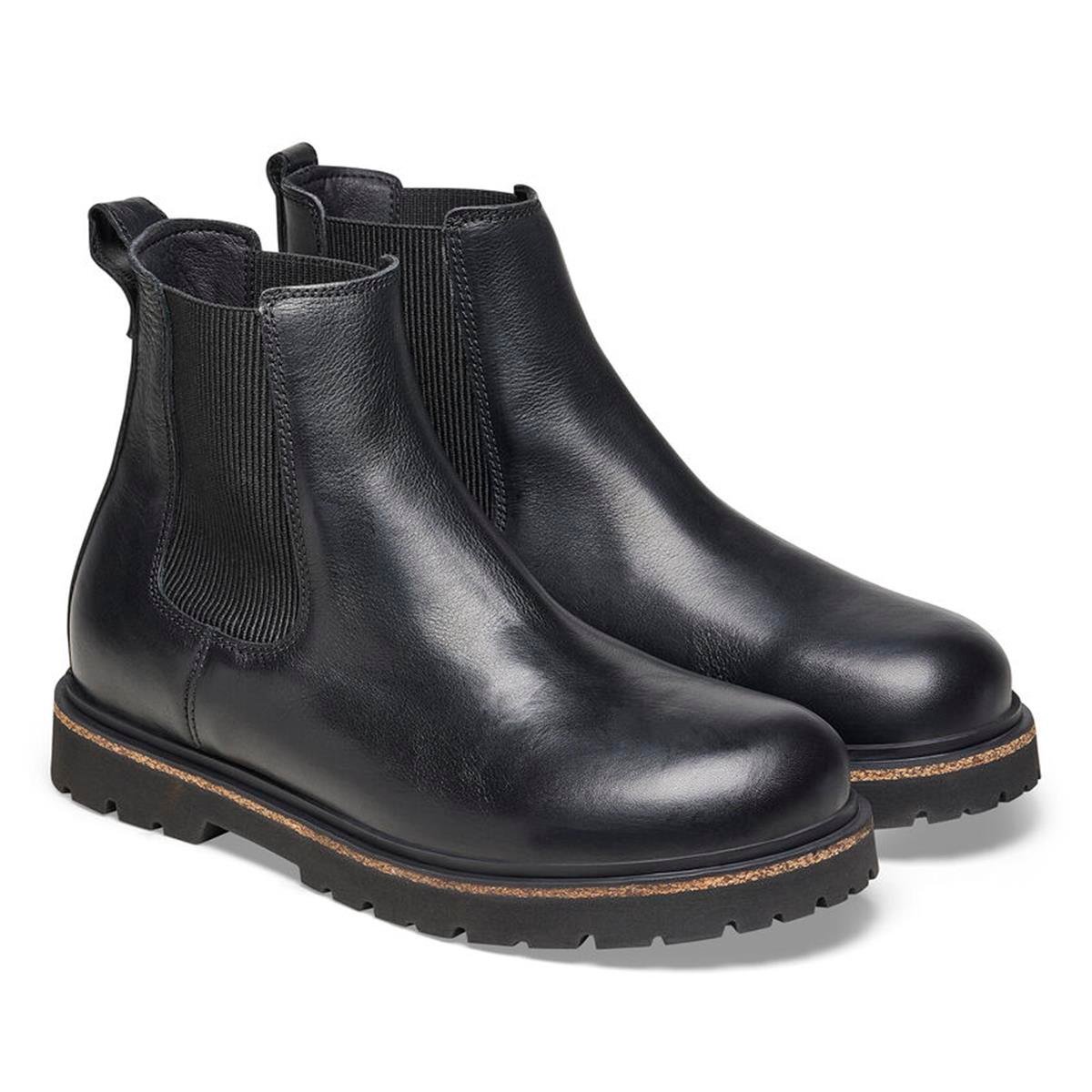 Birkenstock Highwood NL Slip On Erkek Bot 1025764-Black