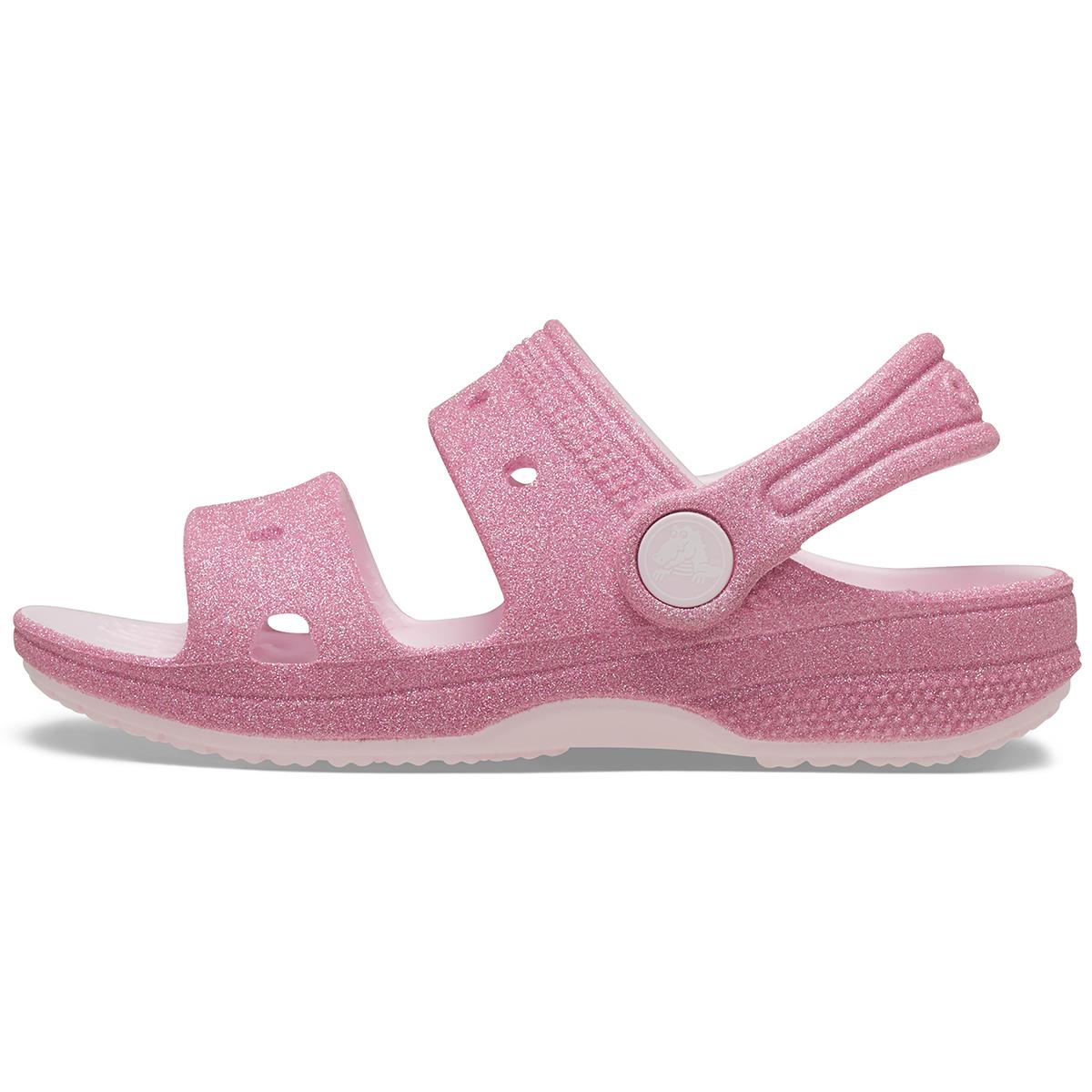 Crocs Classic Glitter Sandal Bebek Terlik 207983-6ZW Pink Milk