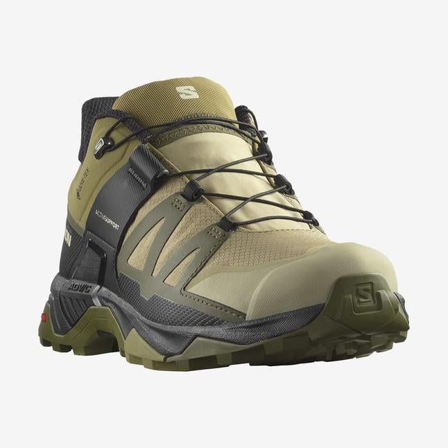 Salomon X Ultra 4 GTX Erkek Outdoor Ayakkabı L47452900 Slate Green/Olive Night/Black