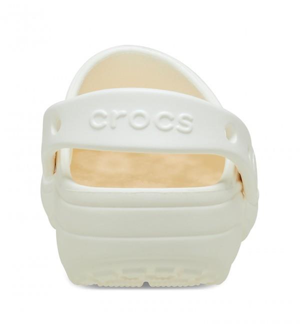 Crocs Classic Floral Cut Out Clog Bebek Terlik 210944-0WV Chalk