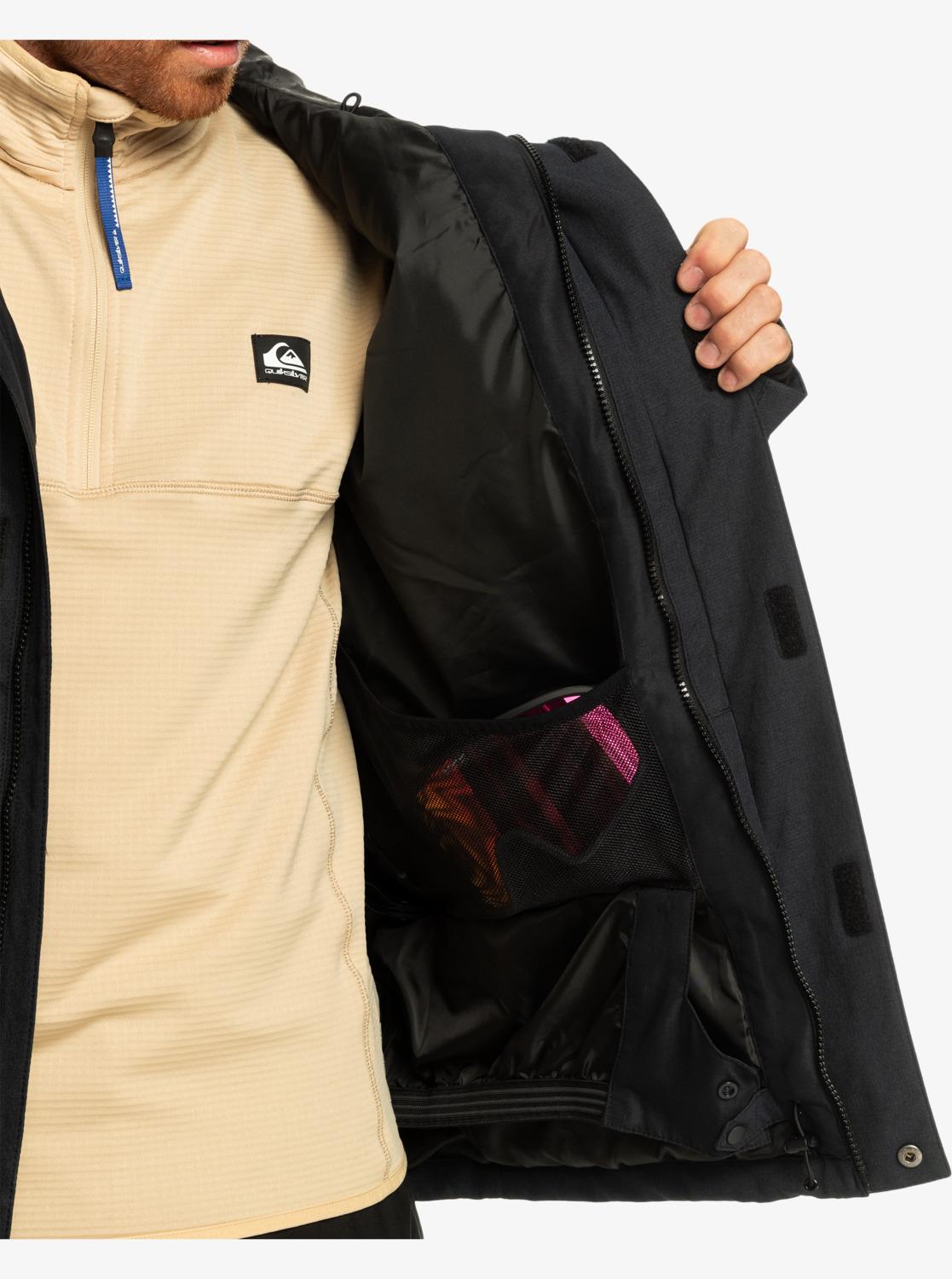 Quiksilver Mission Solid JK Snowboard Ceketi EQYTJ03266-KVJ0 Black