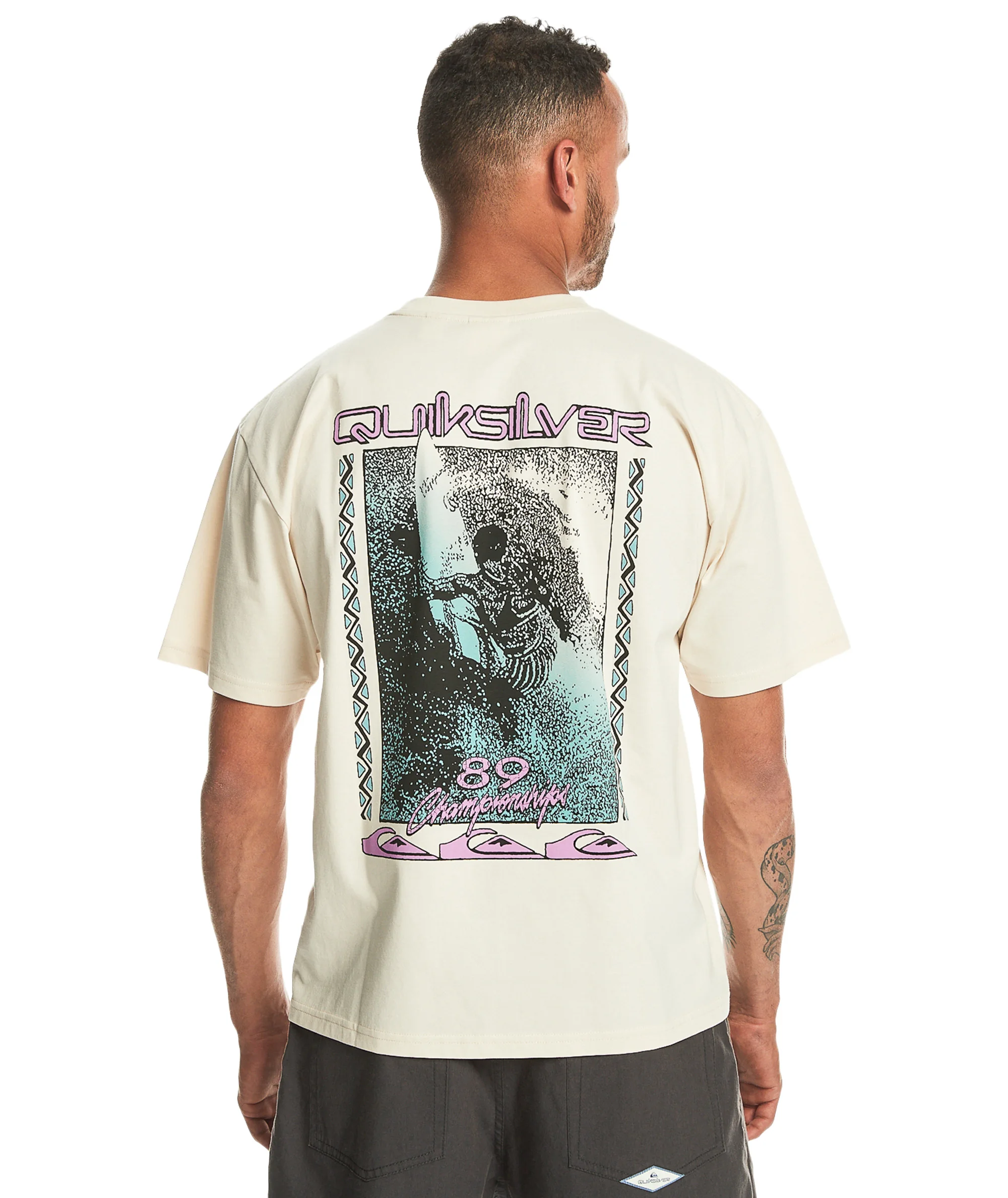 Quiksilver BACK FLASH SS ERKEK T-SHIRT