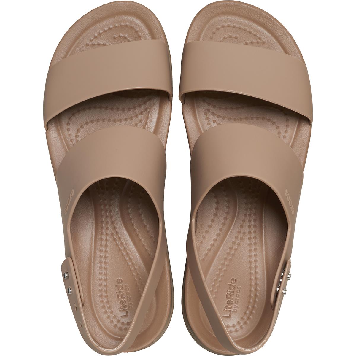 Crocs Brooklyn Low Wedge Kadın Terlik 206453-2EL Latte/Mushroom