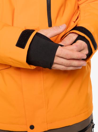Quiksilver Mission Solid JK Snowboard Ceketi EQYTJ03266-4177 Orange Pepper
