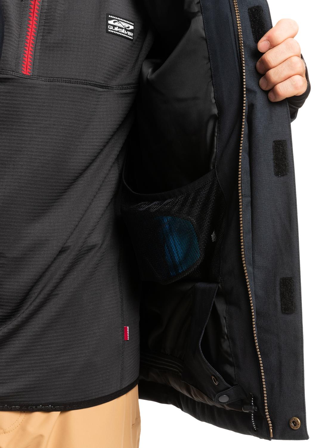 Quiksilver Mission Solid JK Snowboard Ceketi EQYTJ03266-KVJ0 Black