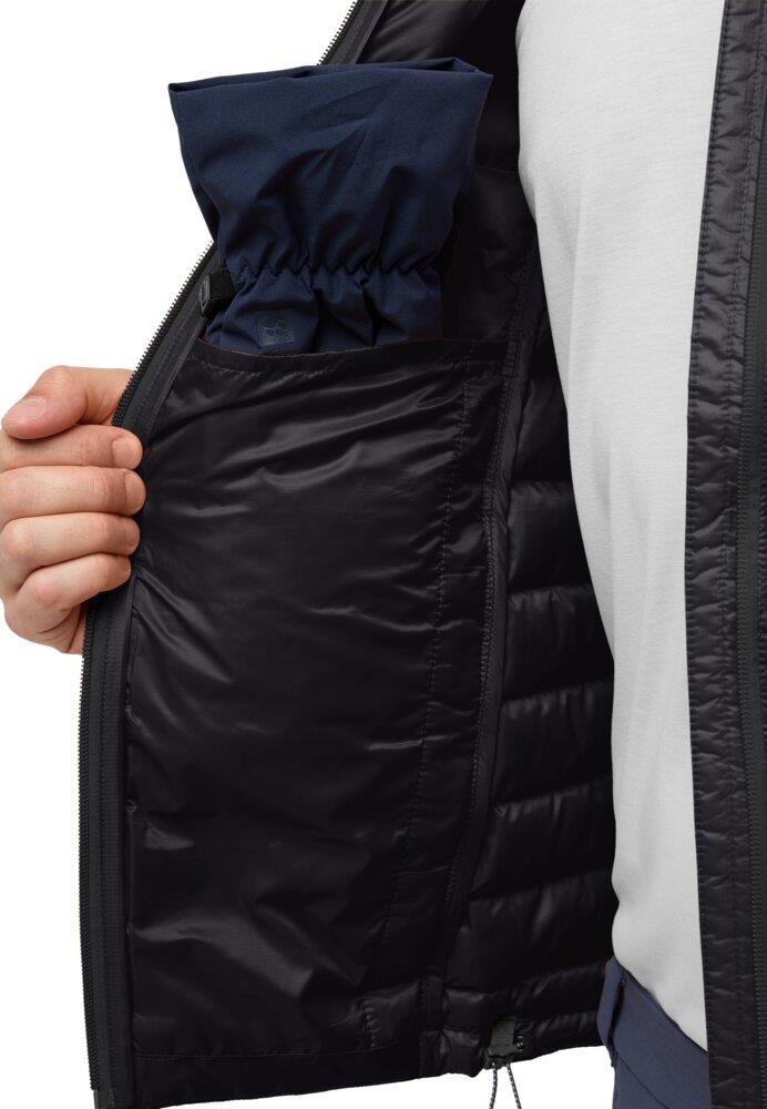 Jack Wolfskin Passamani Down JKT M Erkek Outdoor Ceket A61836-6350 Phantom