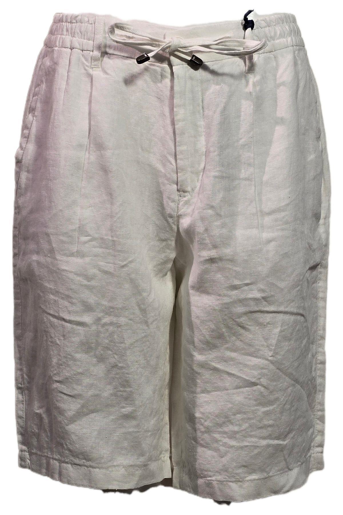 Campione 1229402 Erkek Keten Şort White
