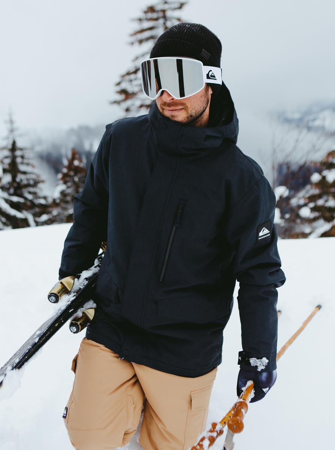 Quiksilver Mission Solid JK Snowboard Ceketi EQYTJ03266-KVJ0 Black