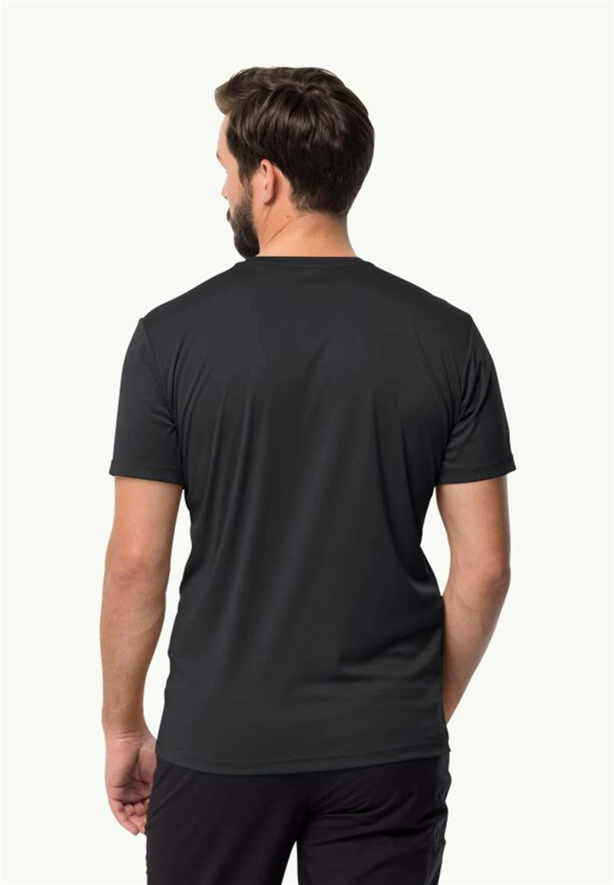 Jack Wolfskin Tech T Erkek T-Shirt 1807072-6000 Black