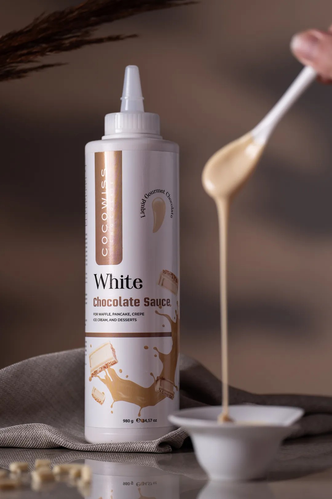 Cocowiss Beyaz Çikolata Sosu 330 GR