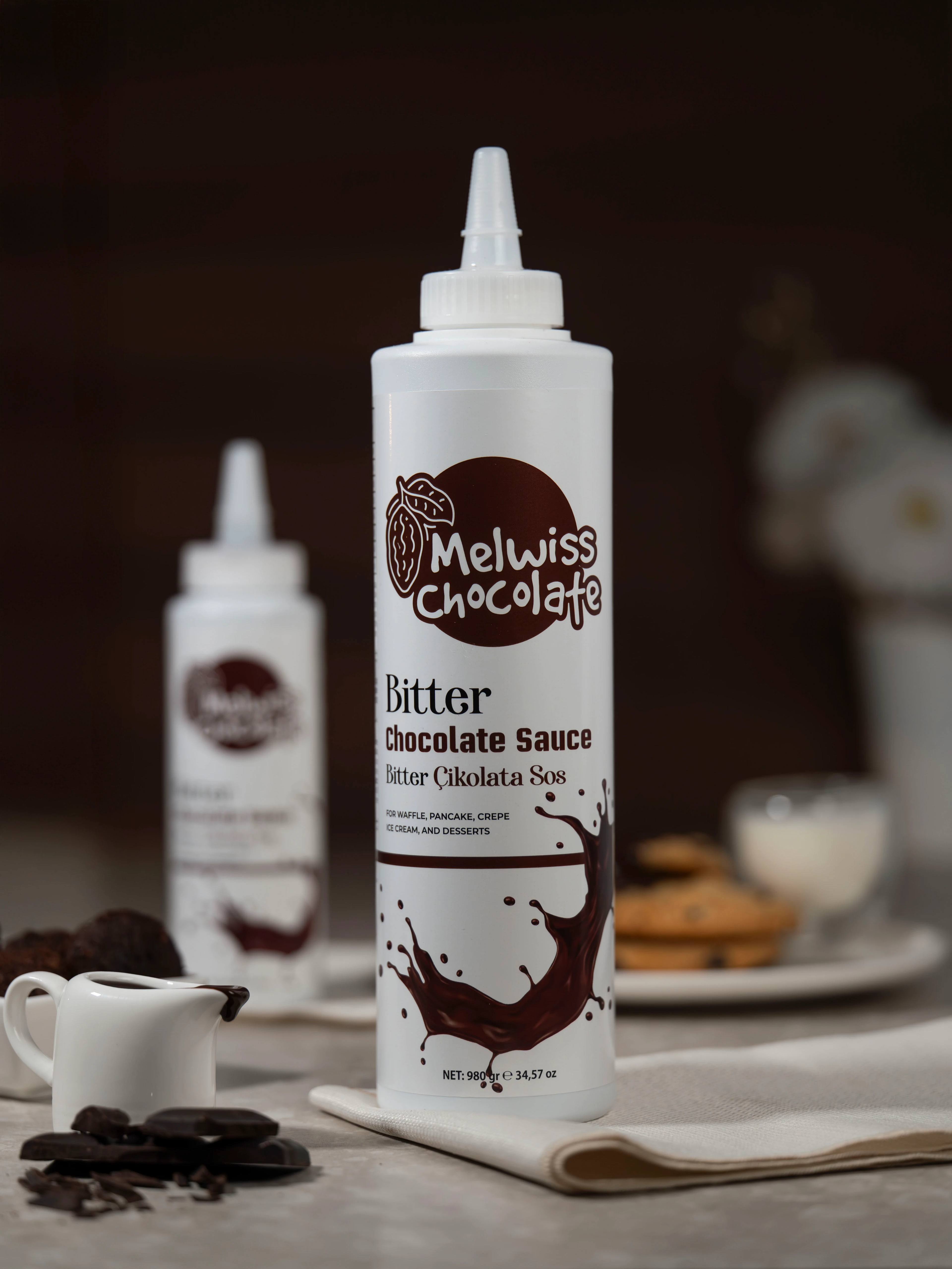 Melwiss Bitter Tatlı Sos 980g