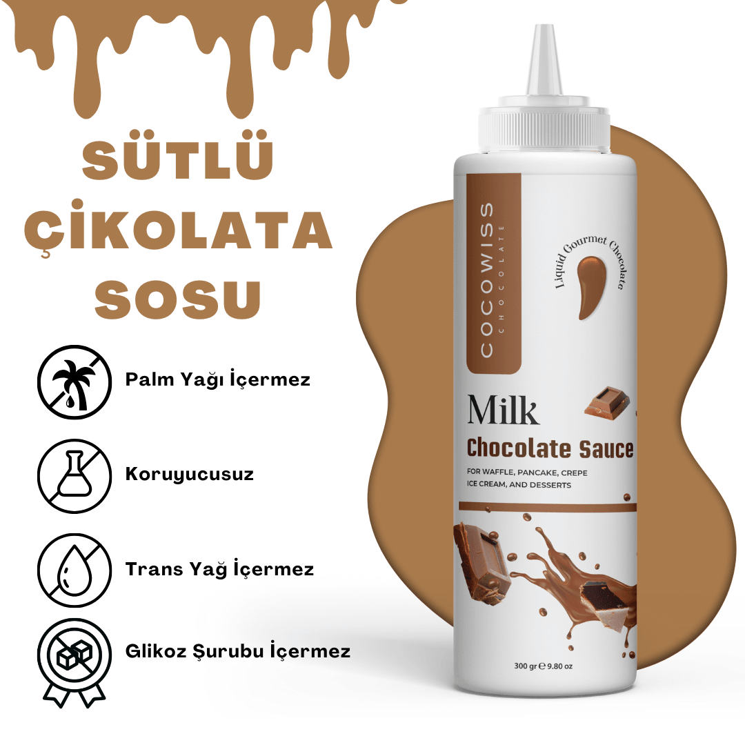 Cocowiss Sütlü Çikolata Sosu - 1Kg