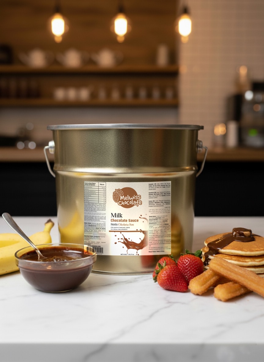Melwiss Sütlü Çikolata Sosu 15 KG