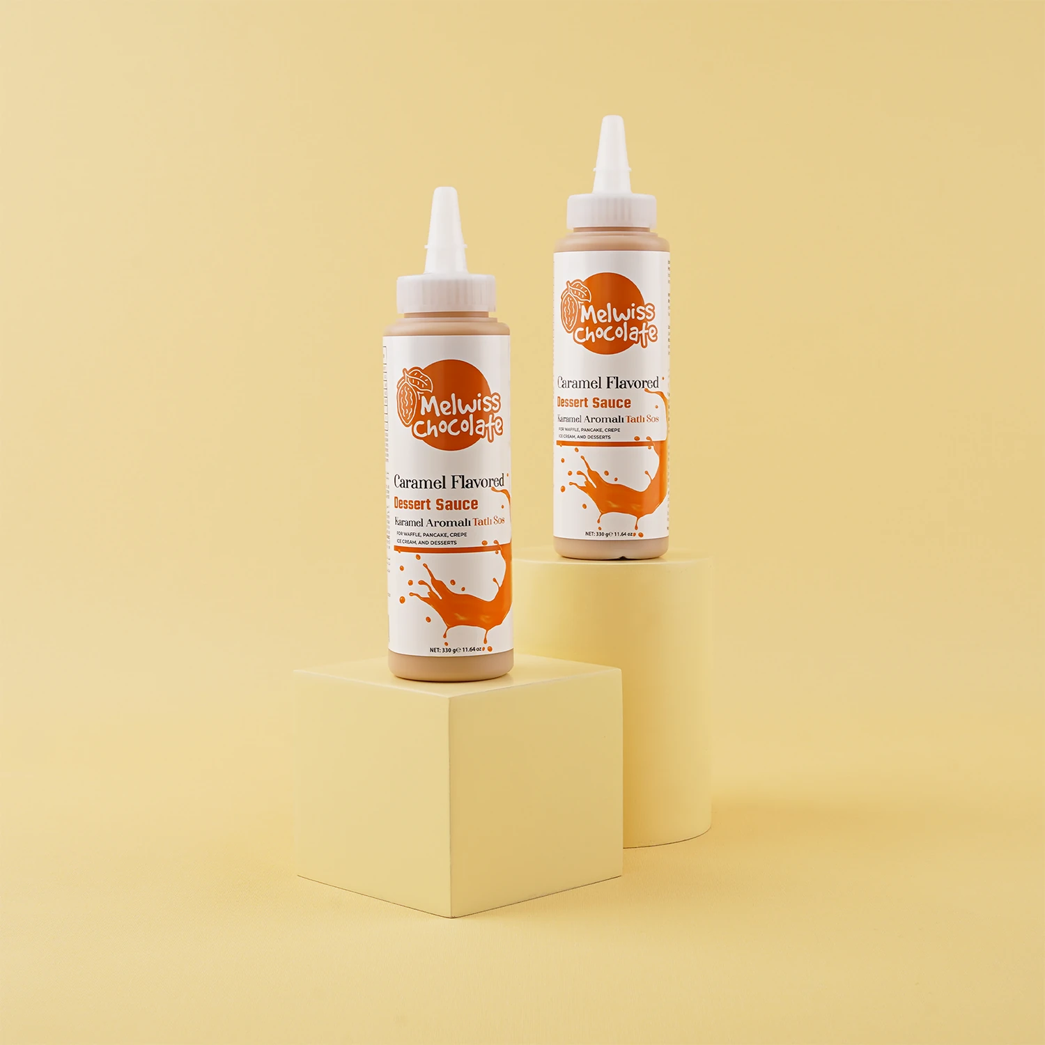 Karamel Aromalı Tatlı Sos 330 g - Waffle & Pankek & Krep Sosu