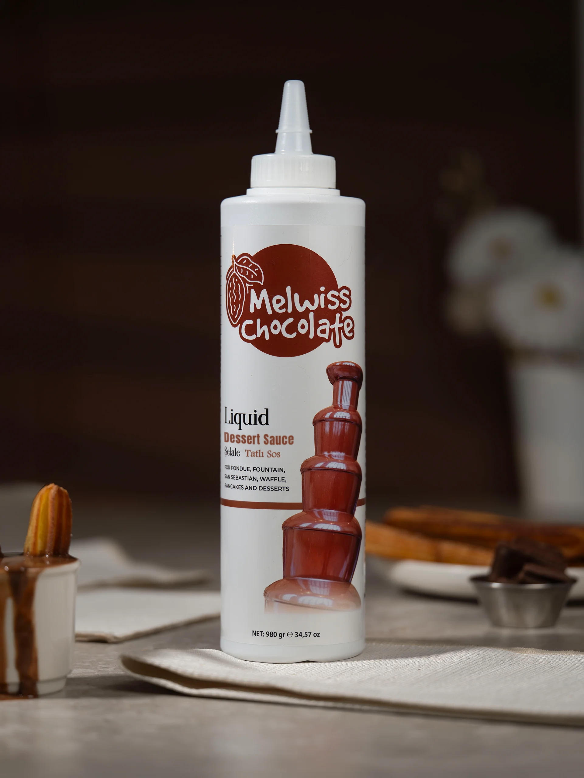 Melwiss Fondü Şelale Tatlı Sosu 980g