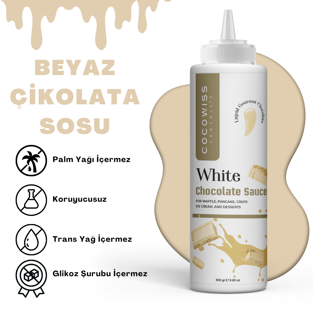 Cocowiss Beyaz Çikolata Sosu - 1Kg