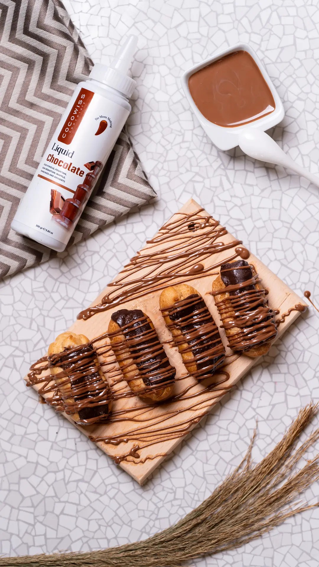 Cocowiss Sıvı Fondü Şelale Çikolatası 330 GR
